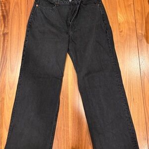 Abercrombie & Fitch Women’s Straight Leg Black Jeans